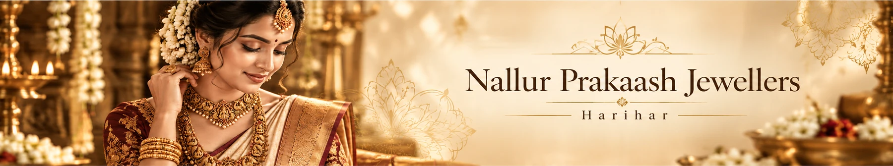 Nallur Prakash Jewellers bridal campaign, Harihar